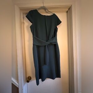 Ann Taylor Size 14 Petite Dark Green Dress